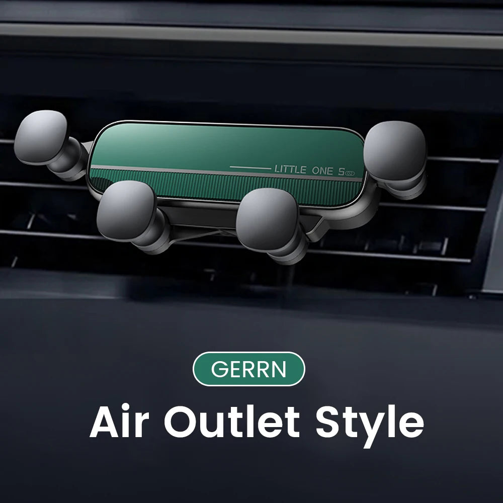 Green Style A Color Gravity Car Phone Holder Air Vent Mount Universal