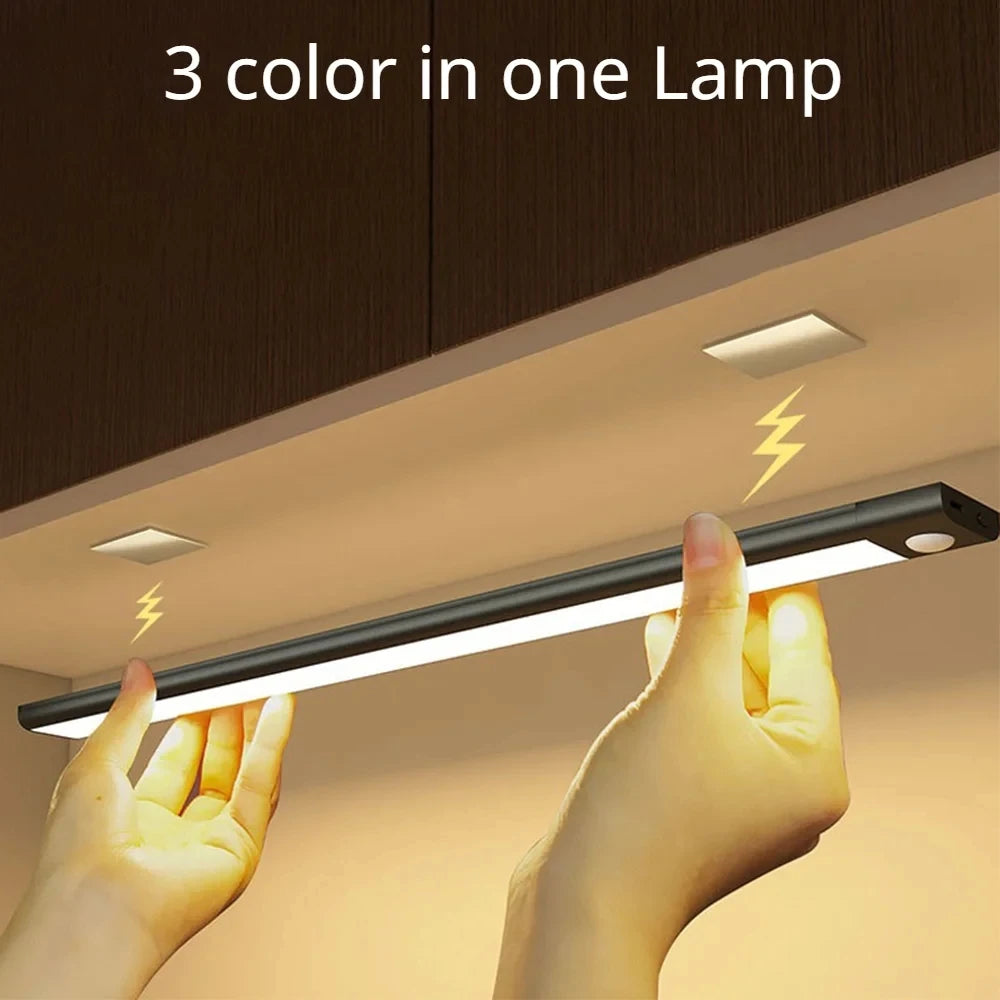 Motion Sensor LED Cabinet Light USB Rechargeable