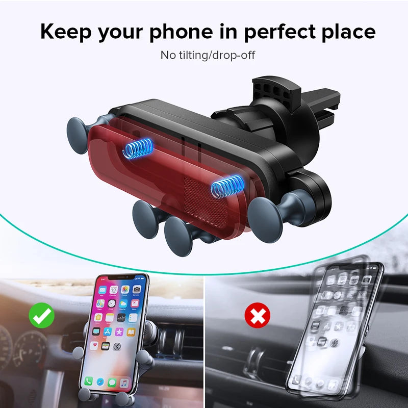 Gravity Car Phone Holder Air Vent Mount Universal